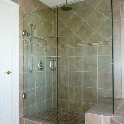 Custom shower remodel 36